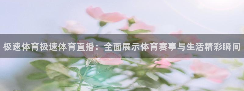 极速体育极速体育直播：全面展示体育赛事与生活精彩瞬间